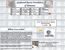 Tablet Screenshot of greyhoundrescue.org